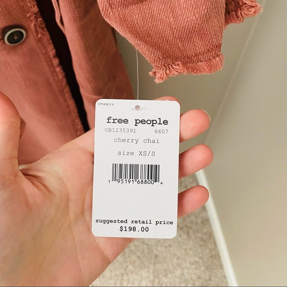 Free People Kelly Trench Coat Rose Sz XS/S - Picture 4 of 14